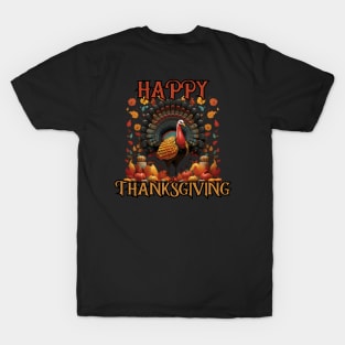 Happy Thanksgiving, turkey T-Shirt